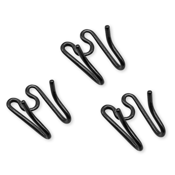 HERM SPRENGER EXTRA LINKS | STAINLESS STEEL BLACK | 3PACK | 2.25MM - 4MM