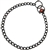 HERM SPRENGER CHOKE CHAIN COLLAR | SHORT ROUND LINKS | STAINLESS STEEL BLACK | 2.5MM | SIZES 18" - 24"