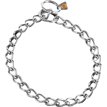 HERM SPRENGER CHOKE CHAIN COLLAR | STAINLESS STEEL | 4MM | SIZES 20" - 30"