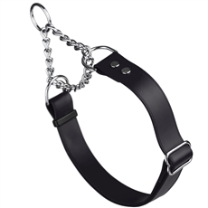 BIOTHANE MARTINGALE DOG COLLAR | HERM SPRENGER CHAIN | ADJUSTABLE