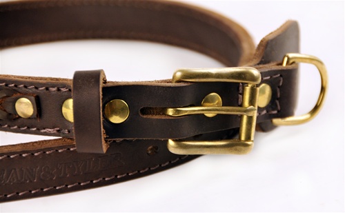 The Braid One | Braided Leather Dog Collar | Dean & Tyler