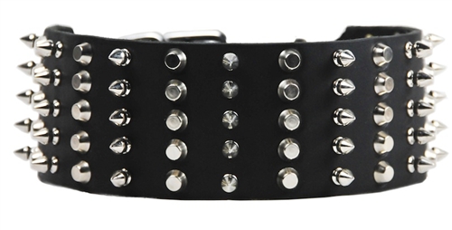 Wide spiked dog collars sale