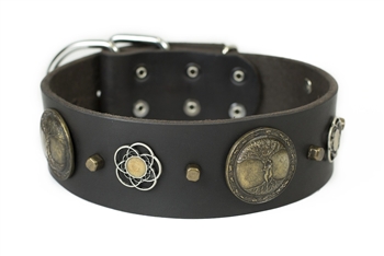 Gaia | Leather Dog Collar