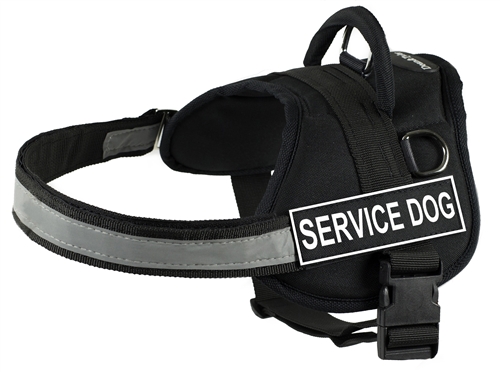 Service Dog Harness Vest Reflective - K9 Patches - Waterproof ALL