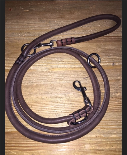 Rolled 2025 leather leash