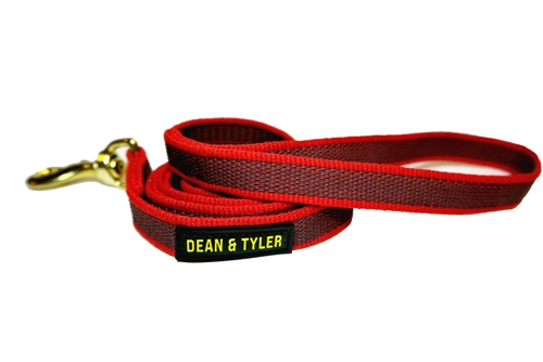 Dog leash outlet with rubber grip